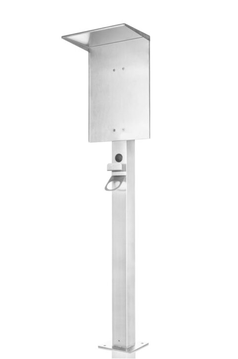 Stojalo za polnilno postajo iz nerjavečega jekla